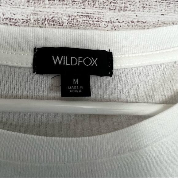 WILDFOX Womens Short Sleeve "Sunshine Baby" Graphic Tee Sz M - Picture 4 of 7